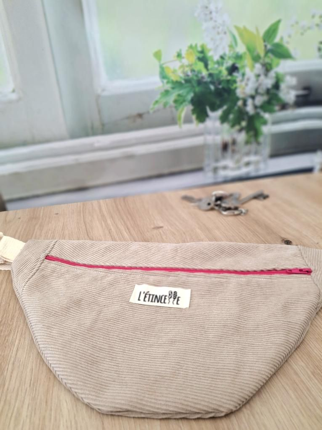 Sac Banane - Beige/rose