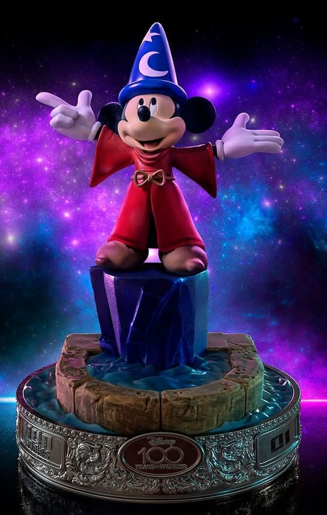 Statue Mickey 100 Years Version - Disney 100th - Fantasia - Art Scale 1/10 - Iron Studios