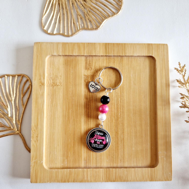 Porte clé merci atsem pour ta gentillesse