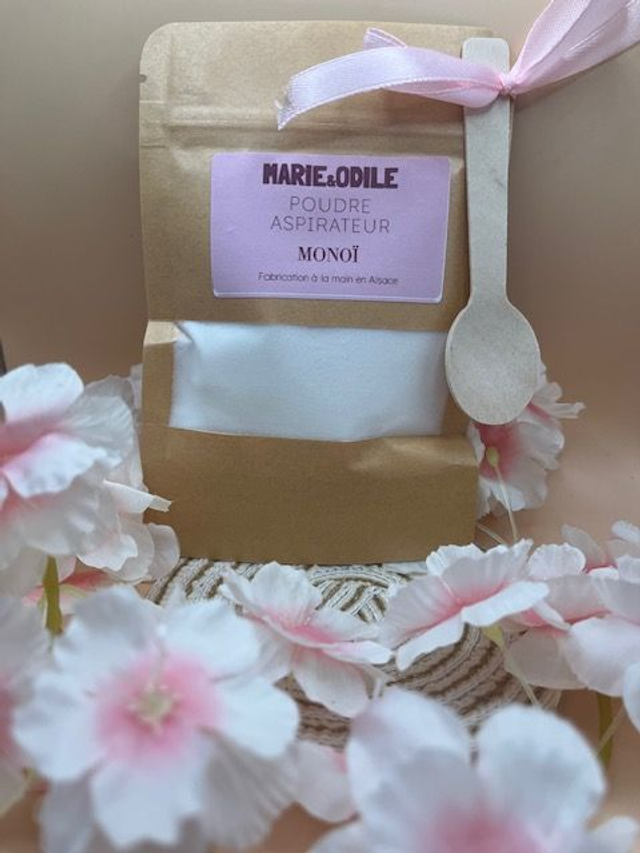 Poudre d&#039;aspirateur Monoï