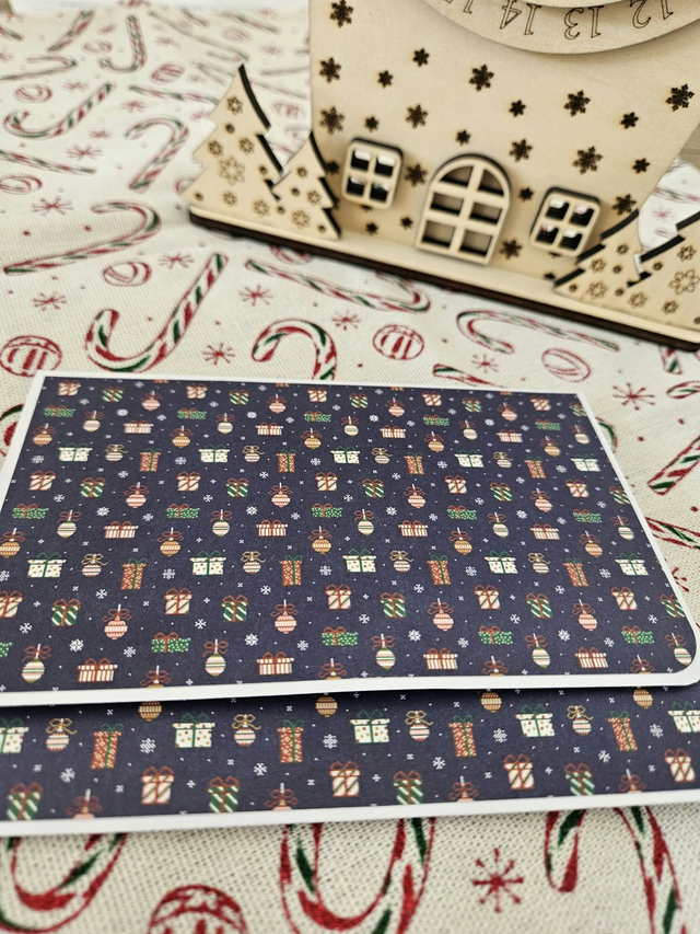 Pochette cadeau de Noël faite main – Pour chèque, billet ou carte cadeau 