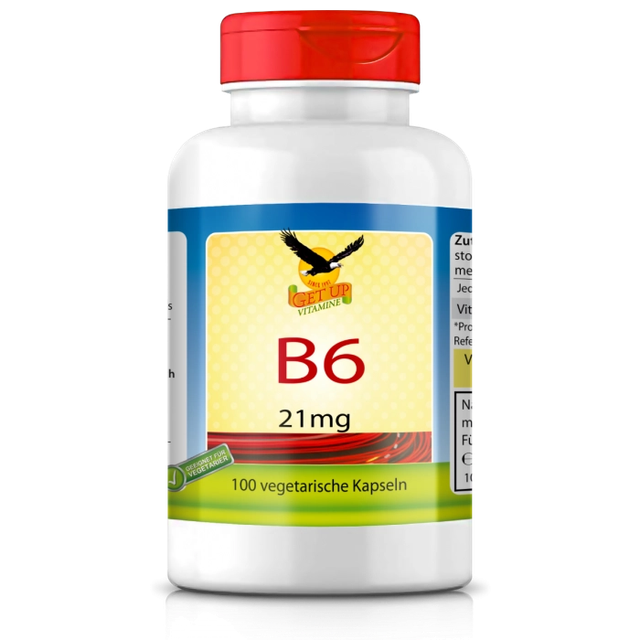 Get UP - Vitamin B6 a 21mg, 100 Kapseln