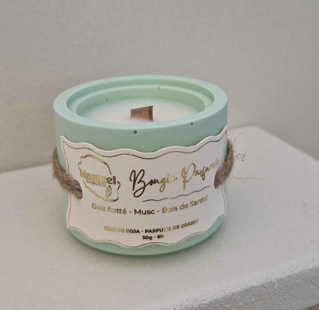 Bougie Végétale 30g - 6h - Bois flotté, Musc, Bois de Santal