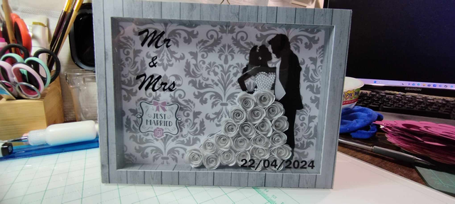 Cadre "Les Mariés" personnalisable