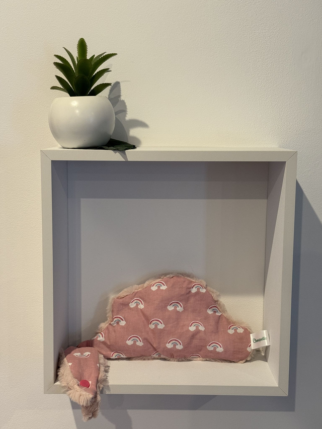 Doudou Nuage arc-en-ciel/rose ☁️