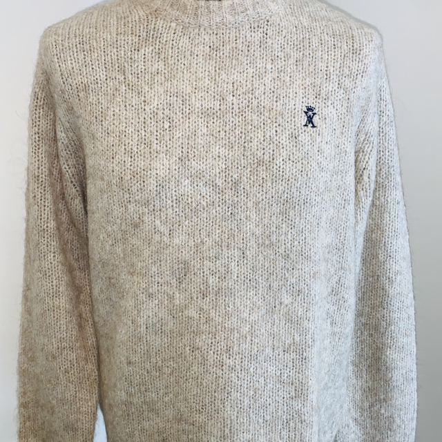 Pull col rond laine et alpaga Vicomte A