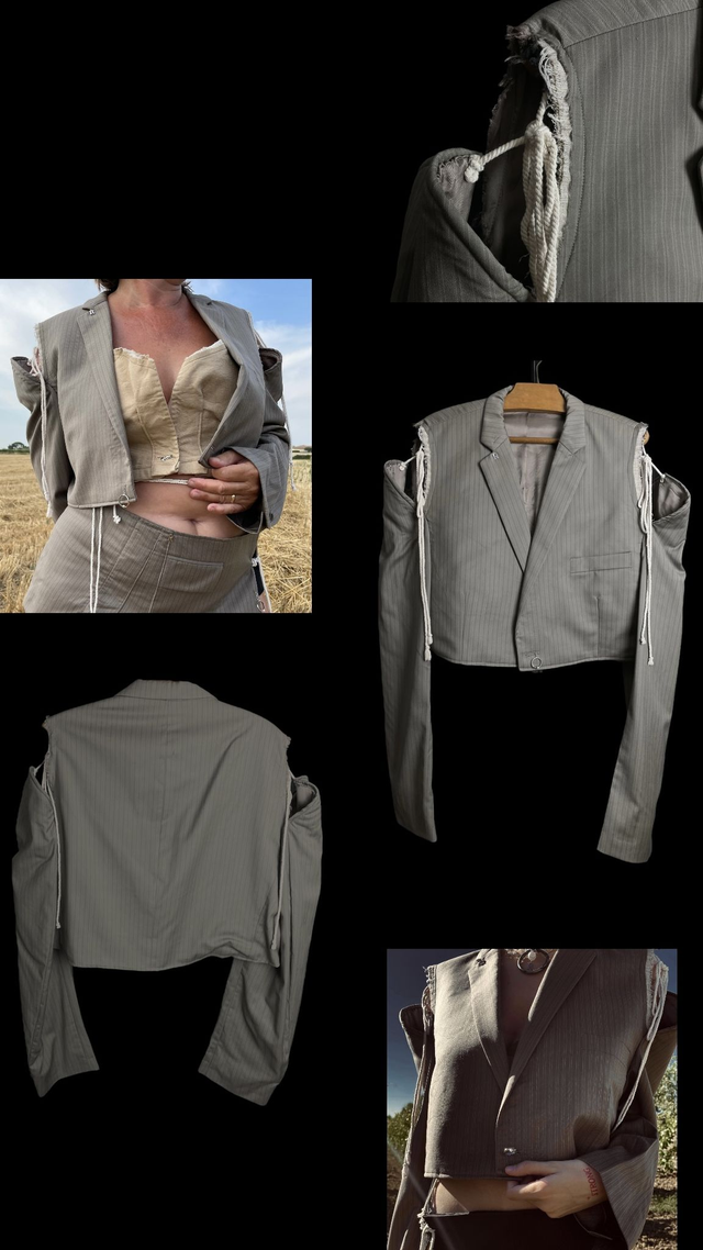 Blazer Upcycled - Jean(ne) L