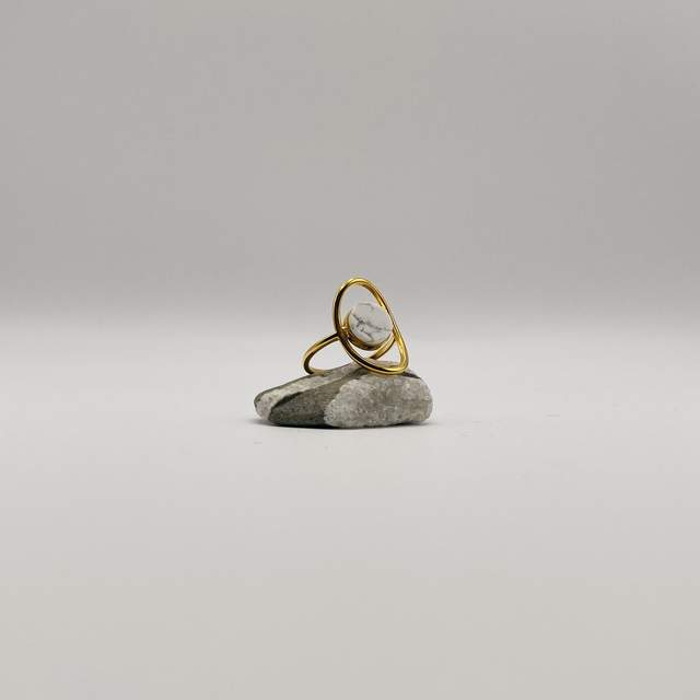 Bague Pia - howlite