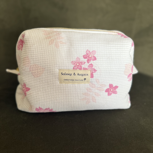 Trousse de toilette florale 