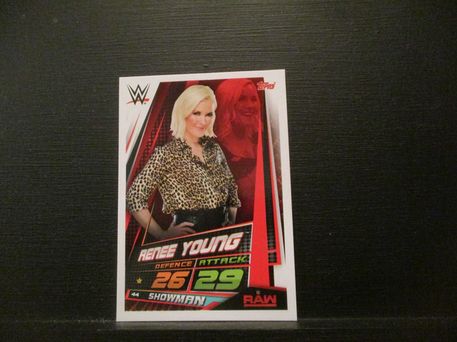 Renee Young - Raw Slam Attax Universe Original Trading Card #44