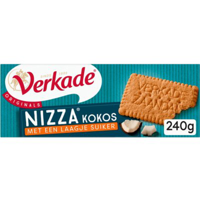 Verkade Originals Nizza Kokos met een Laagje Suiker 240 g