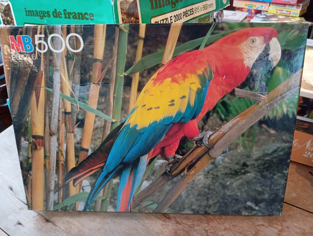 Puzzle MB 500 pièces perroquet