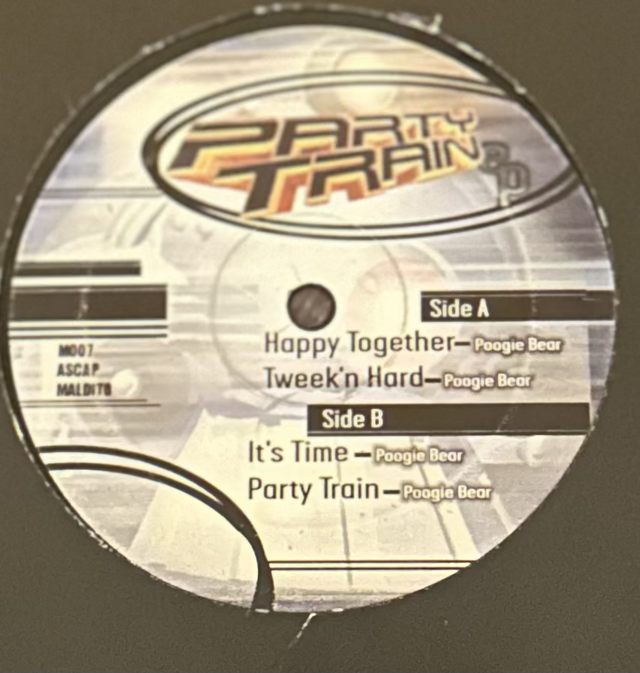 POOGIE BEAR - PARTY TRAIN EP / HAPPY TOGETHER - MENACE REC US