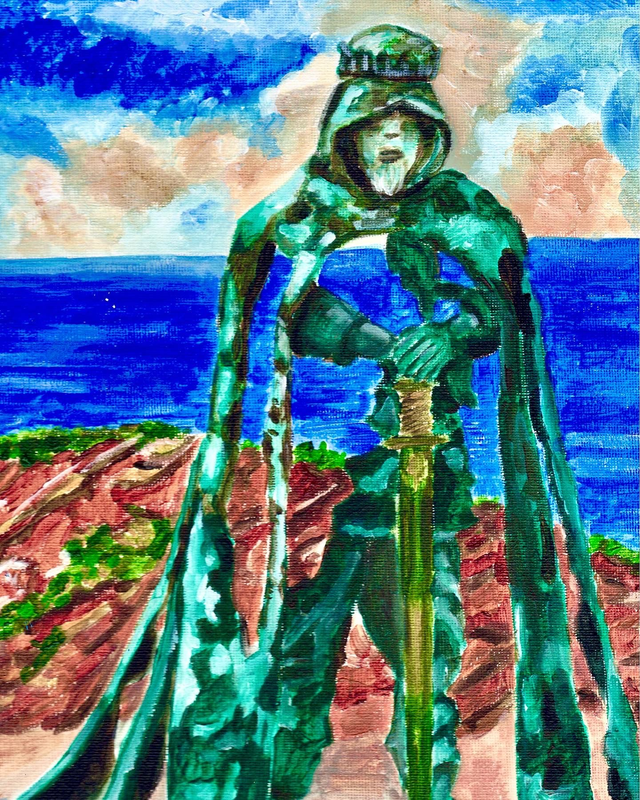 King Arthur Tintagel - A4 print