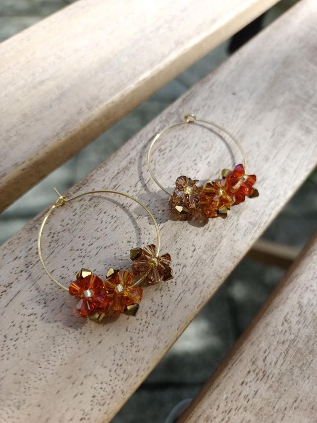 Fleurs de Cristal - Or - Nude