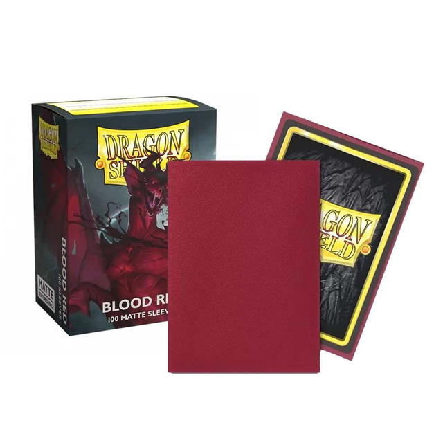 Dragon Shield Matte Blood Red Standard Sleeves 100ct