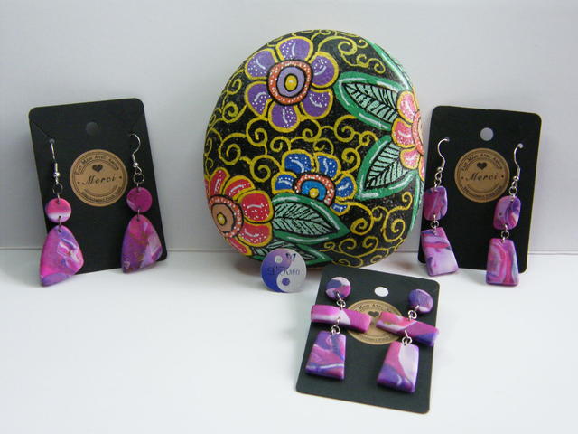 Collection Rose/Violet/Blanc