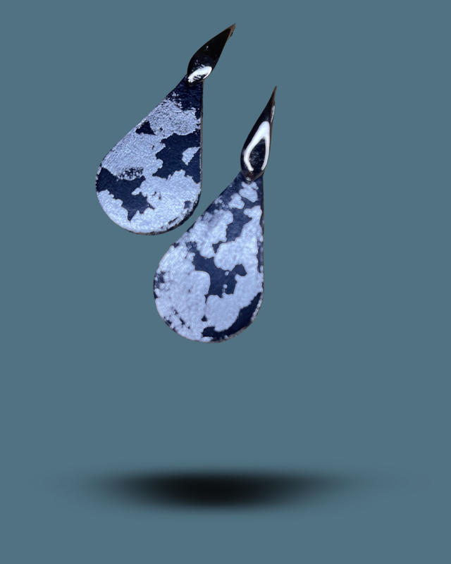 Orecchini dorati e argentati