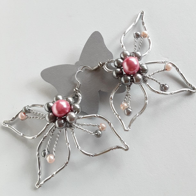 Boucles d’oreilles Fleur d’Argent