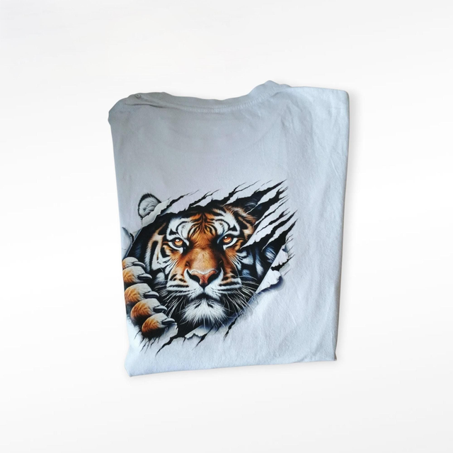 T-shirt tigre noir 