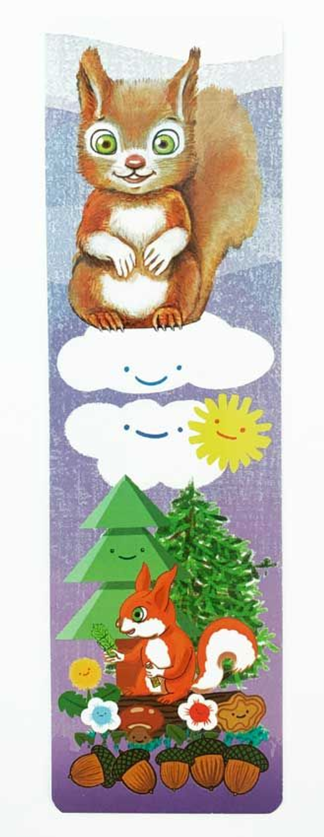Lesezeichen "Doktor Hörnchen" / Bookmark "Squirrel MD"