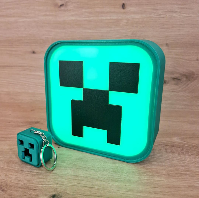 Lámpara Creeper Minecraft