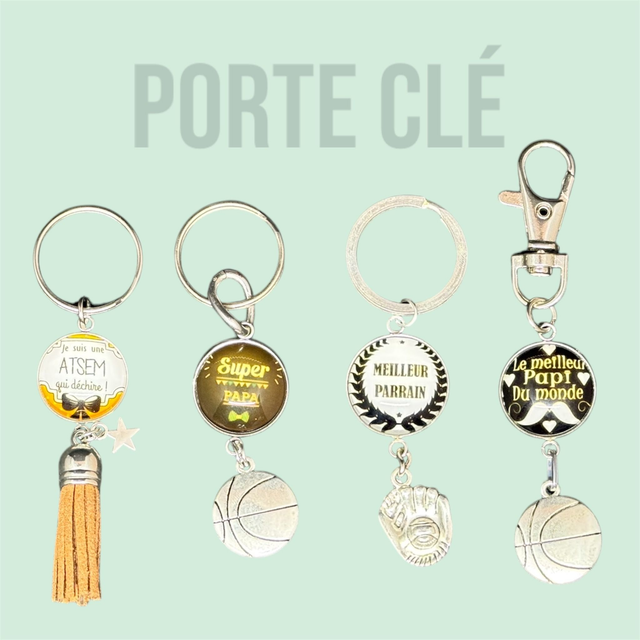 Porte clé Famille