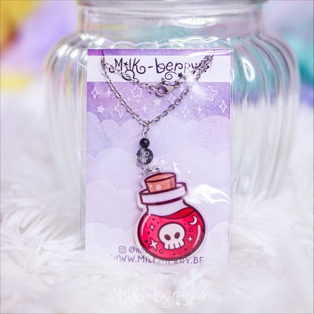 Collier Acrylique Recyclé Potion