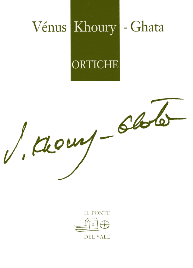  Khoury-Ghata Vénus - Ortiche