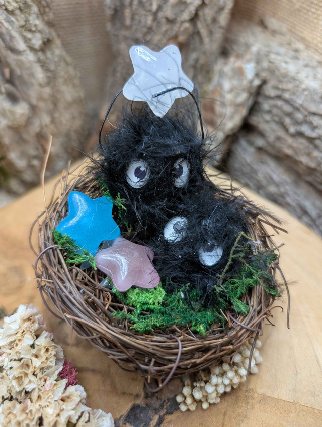 Nid de noireaudes - boule de suis