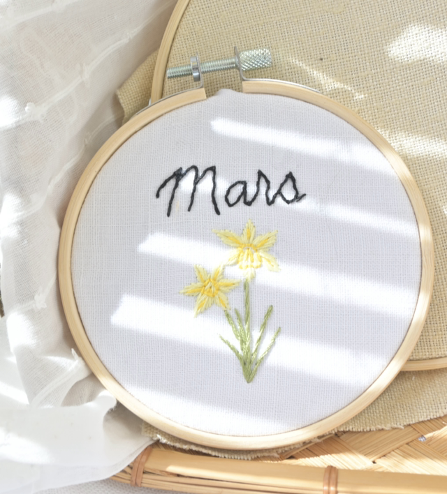 Fleur de naissance de Mars 