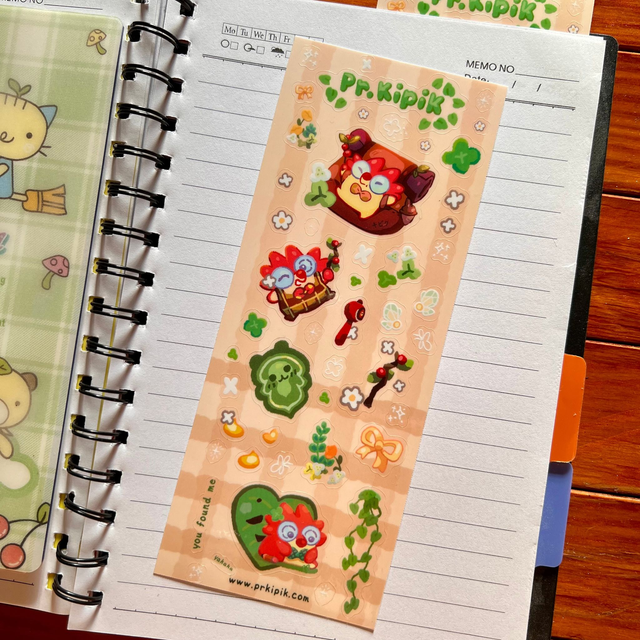 Planche de Stickers Transparent - Pr.Kipikorogu