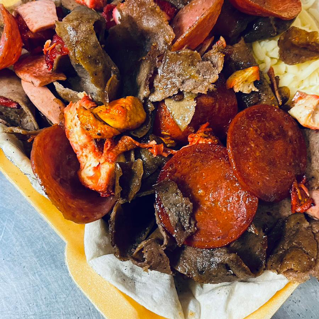 All meat mixed in Nan 