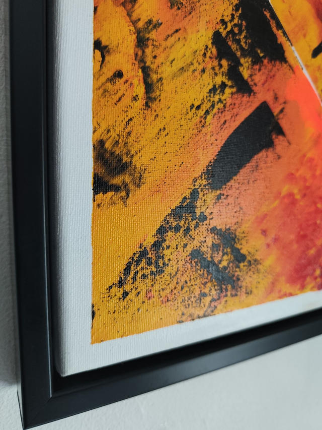 tableau Moderne fluorescent- art contemporain - art abstrait - tableau XL