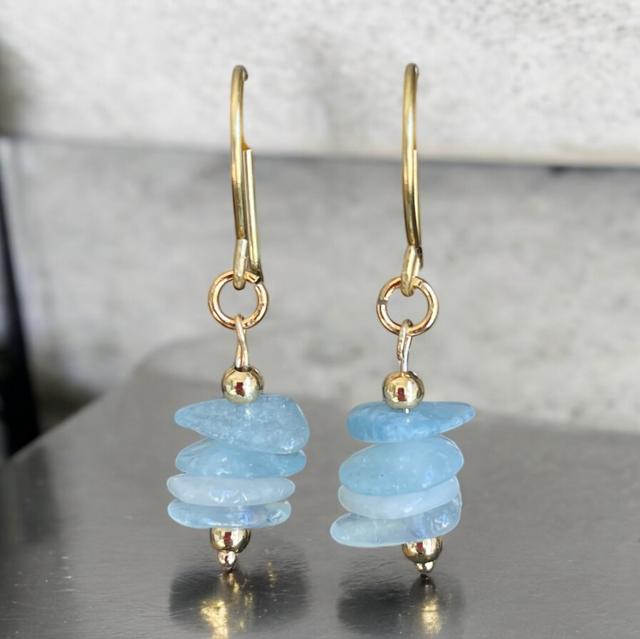 Boucles d’oreilles Onde Céleste 