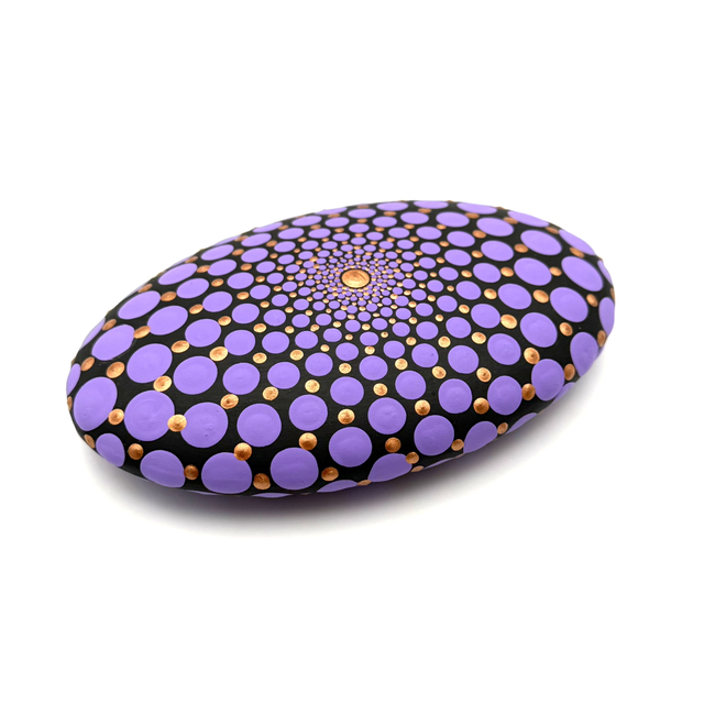 Galet Mandala ovale XL