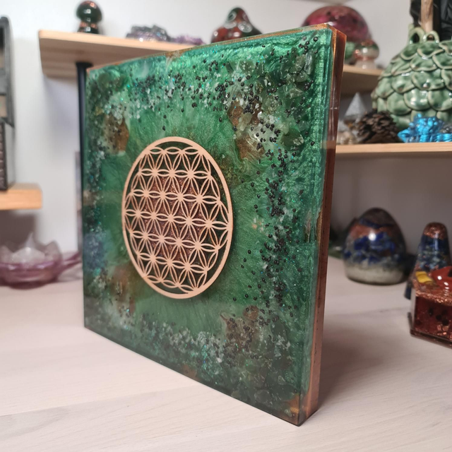 Plateau fleur de vie 1kg360