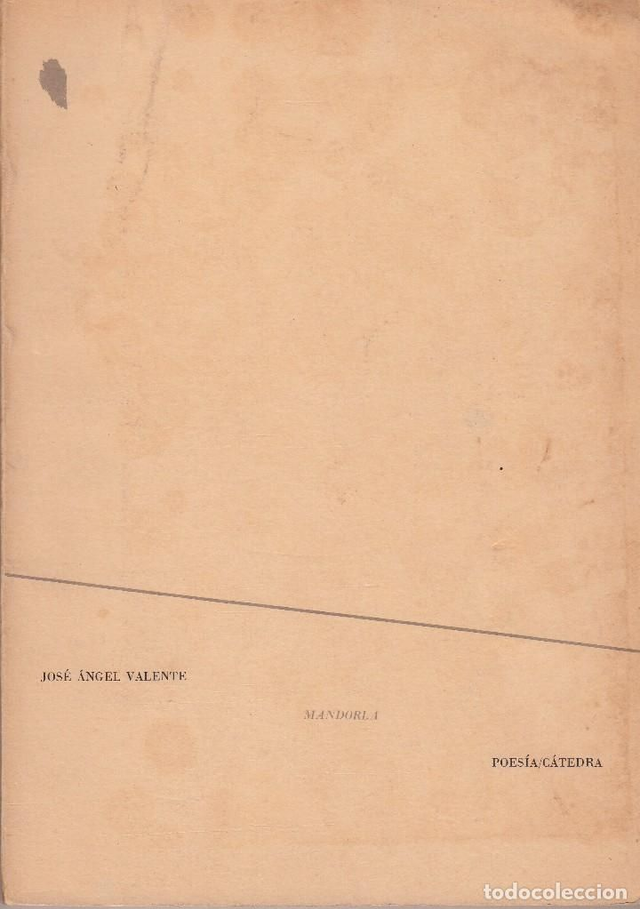 Mandorla - José Ángel Valente