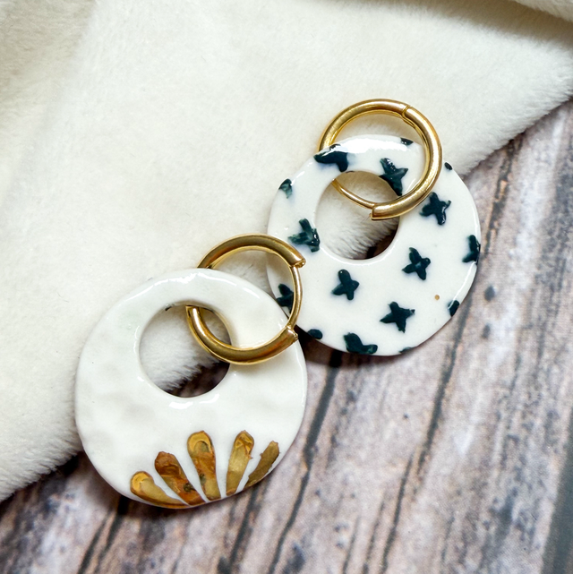 Les RÉVERSIBLES, boucles d’oreilles 