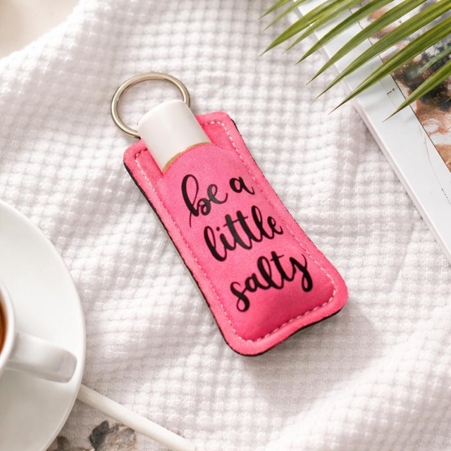 Mermaid Lip balm keyring