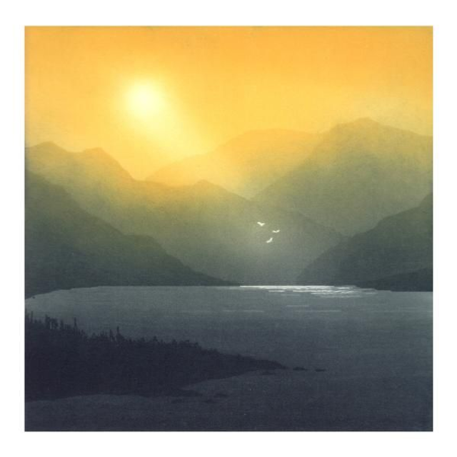  'Evening Flight' cards x 3