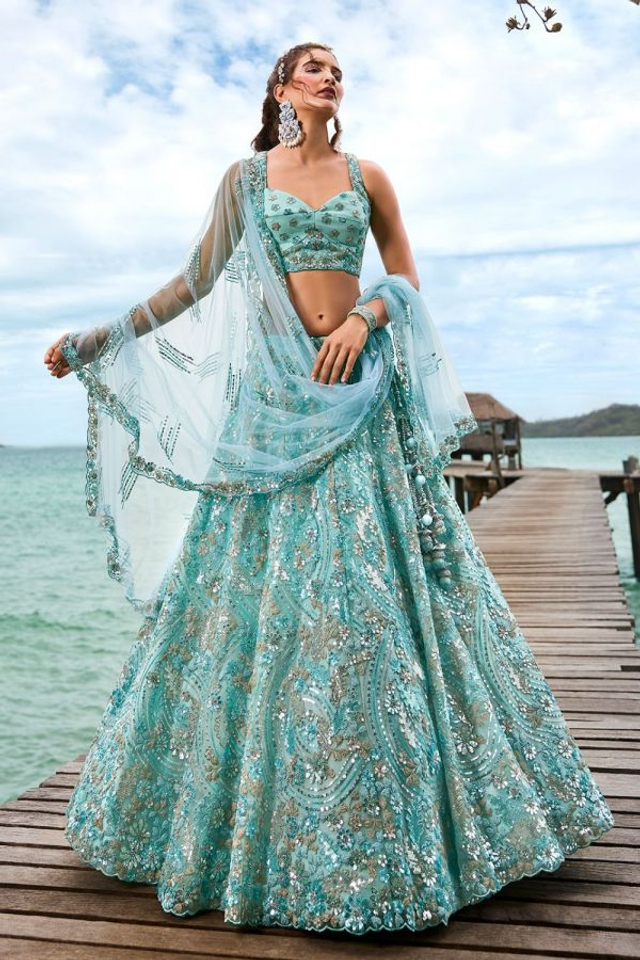 Robe de Mariée Bollywood Lehenga 08