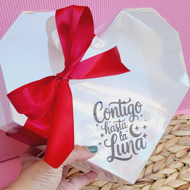 CORAZON HEXAGONAL TAPA ACETATO