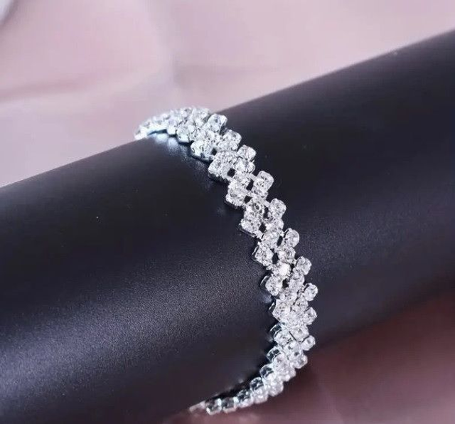 Bracelet de bras Brillant mariage Argent
