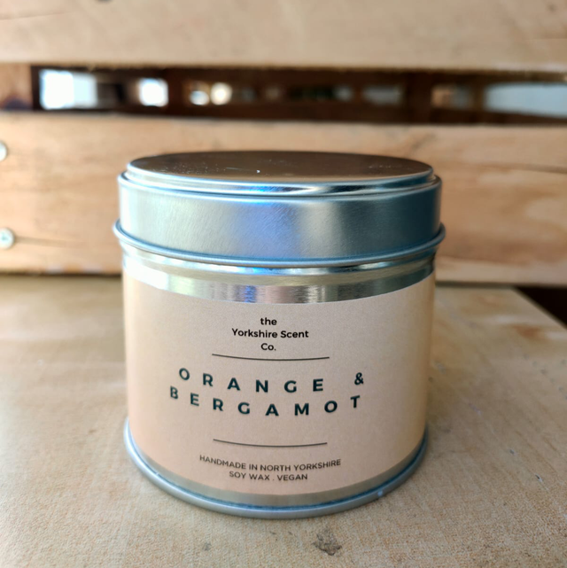 Orange and bergamot tin 