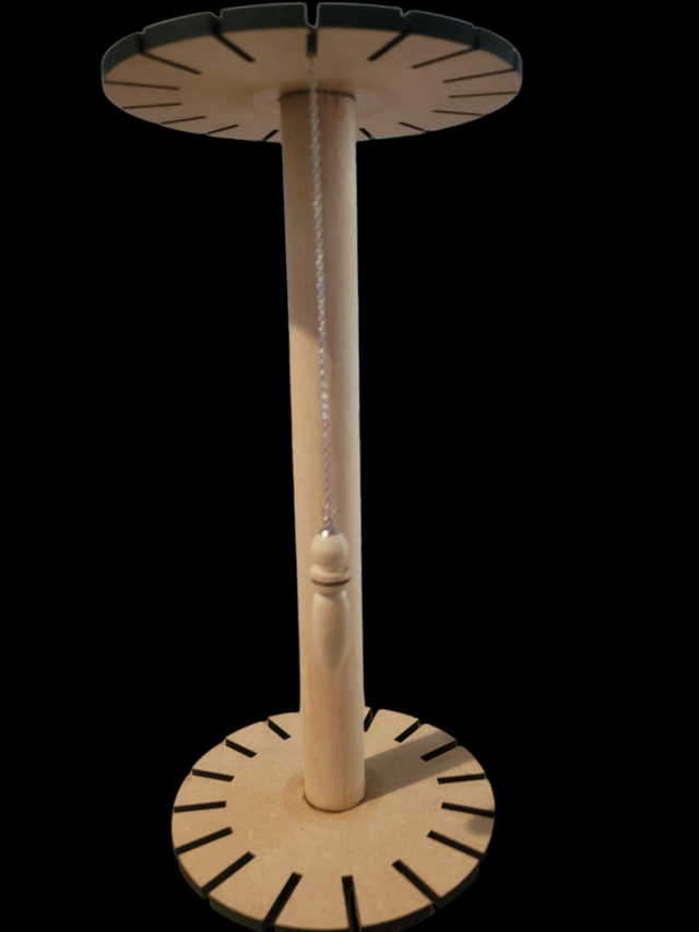 Pendule 19 en bois de cerisier