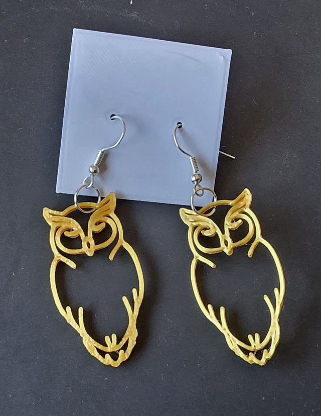 Boucles d'oreilles Hibou