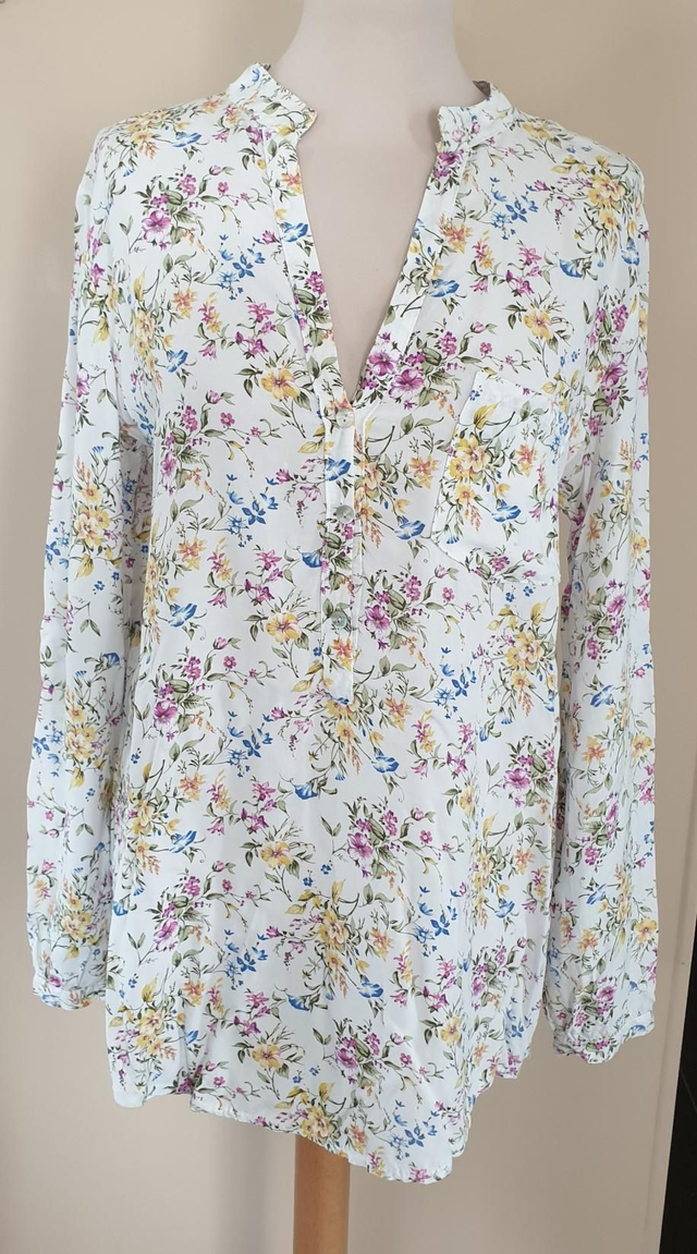 Blouse Tunique fleurie Taille L