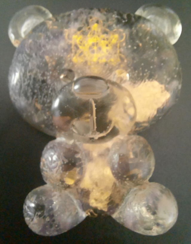 Ourson Améthyste / Quartz rose / Tourmaline noire