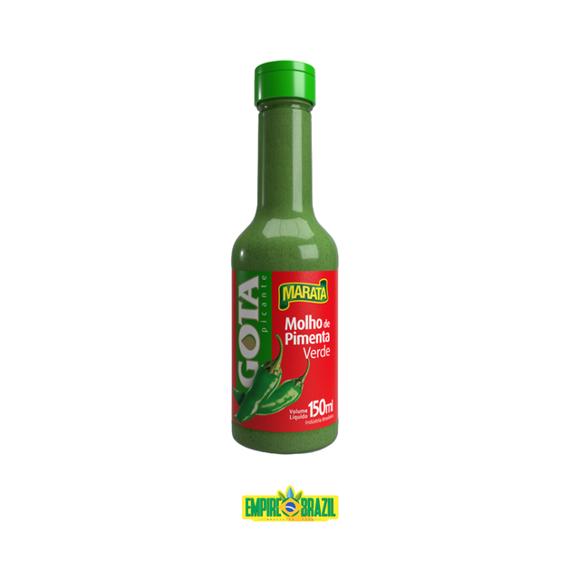 Molho de Pimenta Verde / Green Pepper Sauce GOTA 150ml